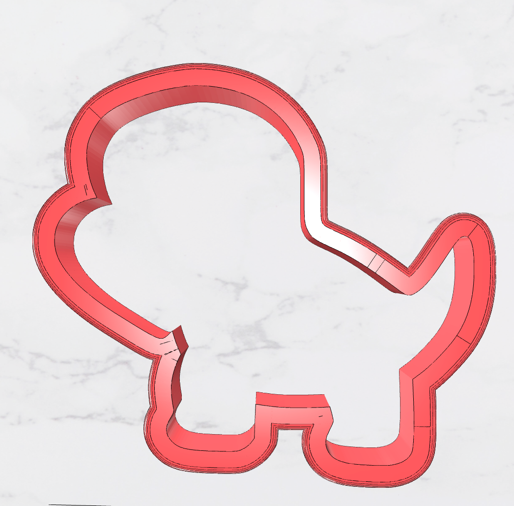 Cute Valentine Dino STL File