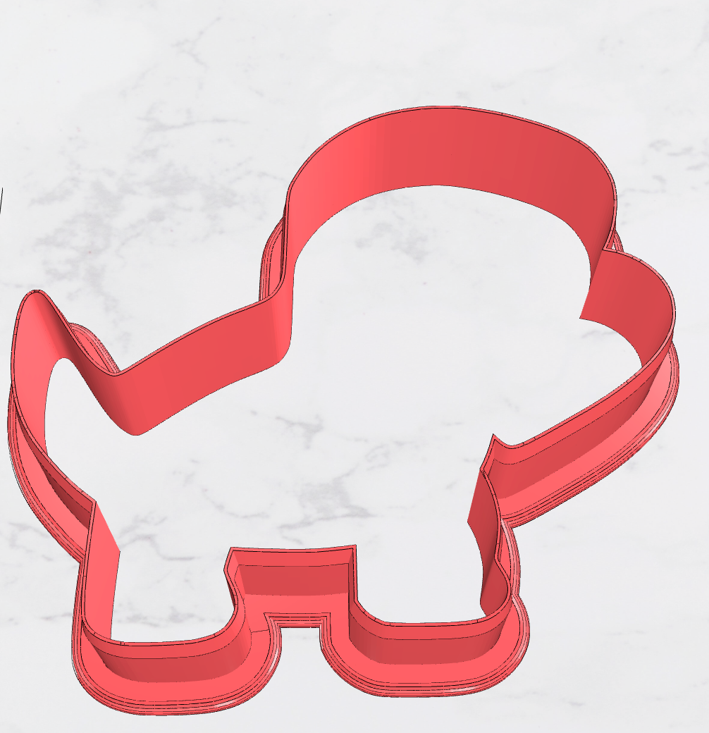 Cute Valentine Dino STL File