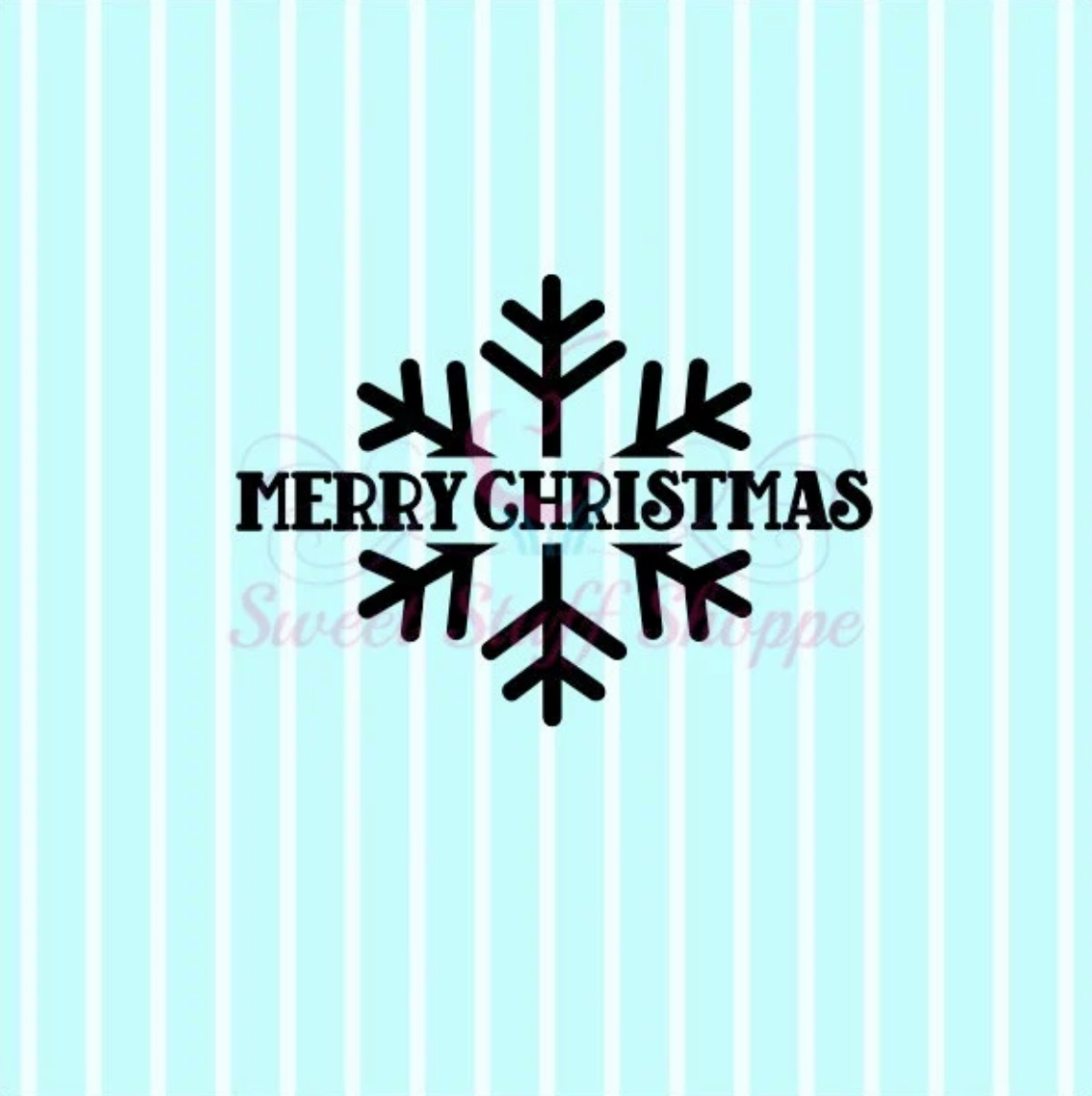 MERRY CHRISTMAS - Cookie Silk Screen, Silk Screen Cookie Stencil, Mesh Stencil, Cookie Stencil, Custom Silk Screen