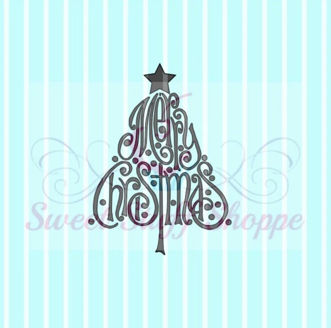 MERRY CHRISTMAS, Custom Cookie Silk Screen, Cookie Silk Screen Silk Screen Cookie Stencil, Mesh Stencil, Cookie Stencil