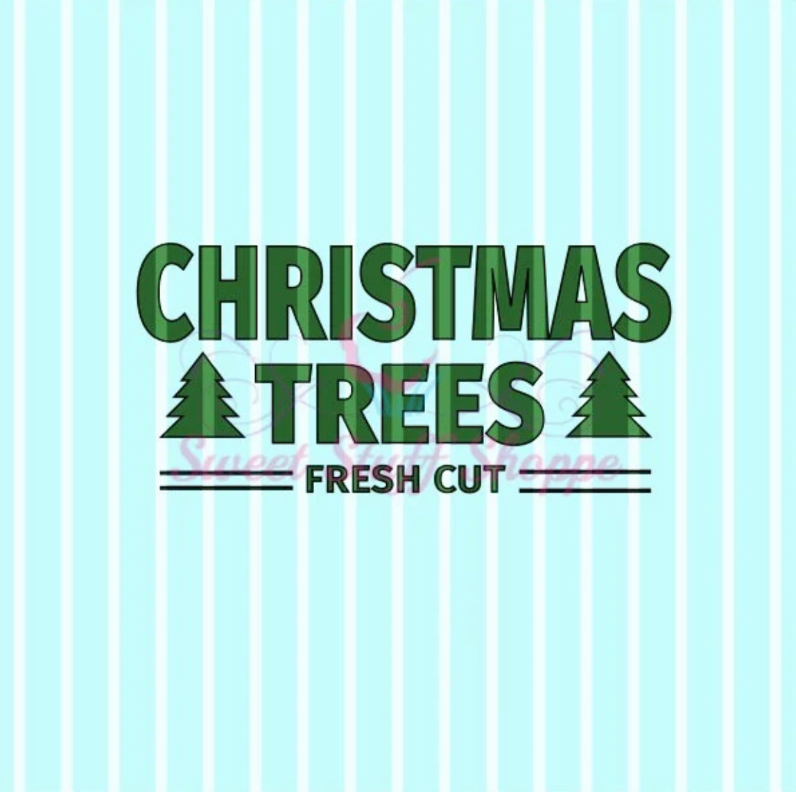 CHRISTMAS TREES- Silk Screen, Cookie Silk Screen, Silk Screen Cookie Stencil, Cookie Stencil, Custom Silk Screen