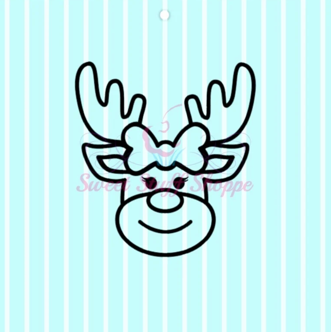 REINDEER STENCIL, PYO Silk Screen, Cookie Silk Screen, Silk Screen Cookie Stencil, Mesh Stencil, Cookie Stencil, Silk Screen