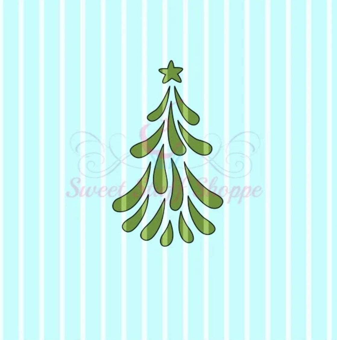 CHRISTMAS TREE Silk Screen, Cookie Silk Screen, Silk Screen Cookie Stencil, Mesh Stencil, Cookie Stencil, Custom Silk Screen