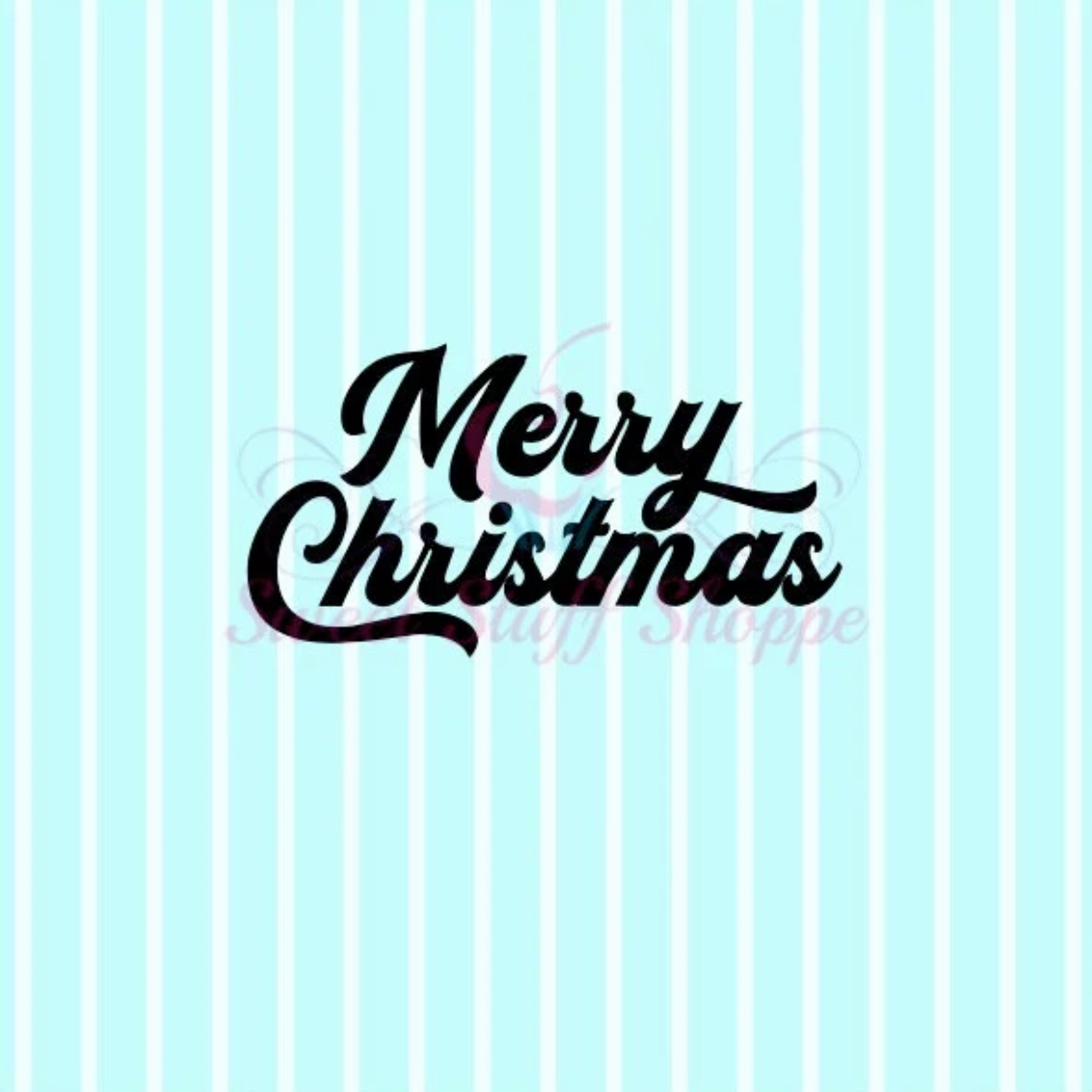 MERRY CHRISTMAS- Cookie Silk Screen, Silk Screen Cookie Stencil, Mesh Stencil, Cookie Stencil, Custom Silk Screen