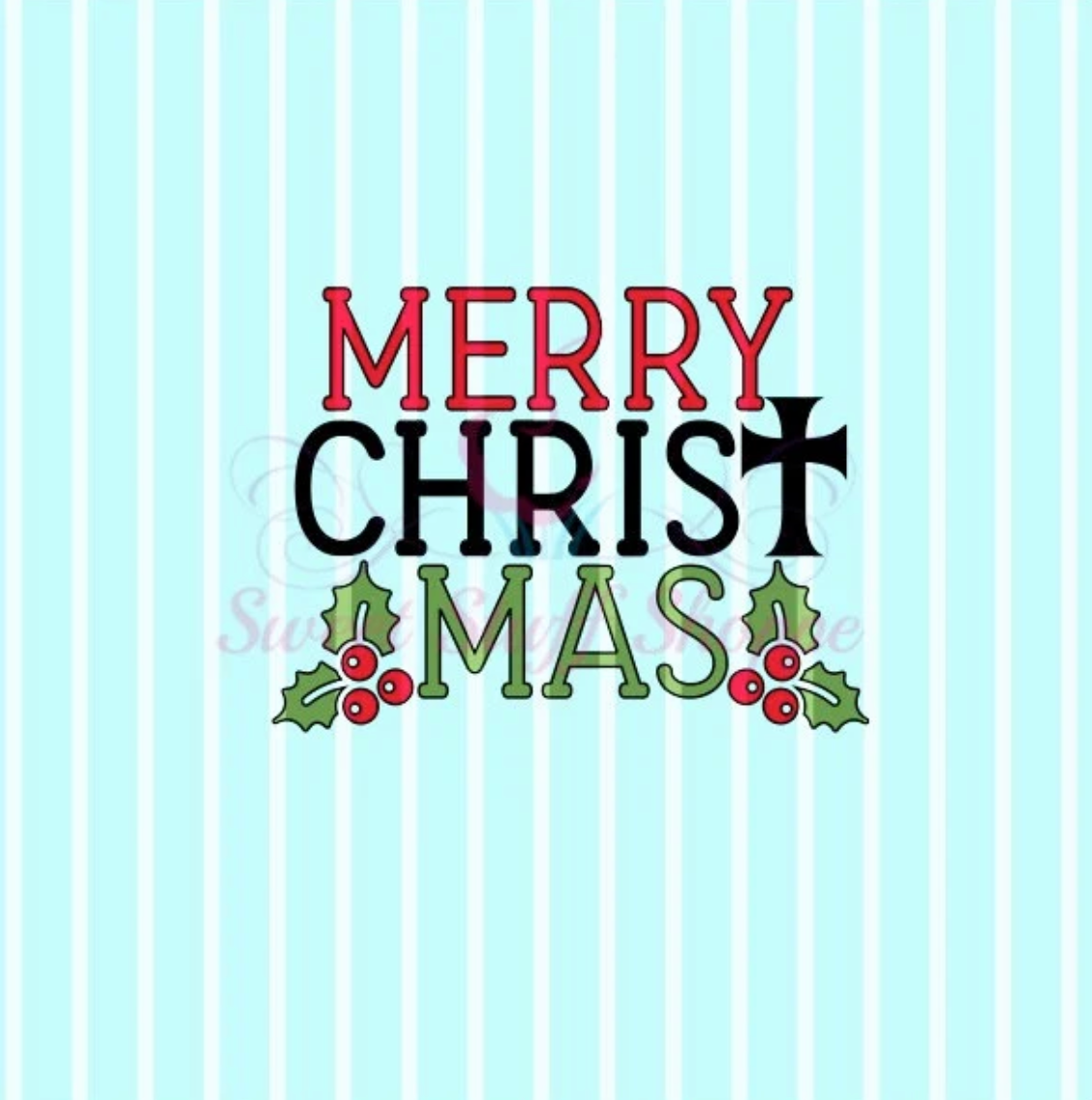 MERRY CHRIST MAS - Cookie Silk Screen, Silk Screen Cookie Stencil, Mesh Stencil, Cookie Stencil, Custom Silk Screen