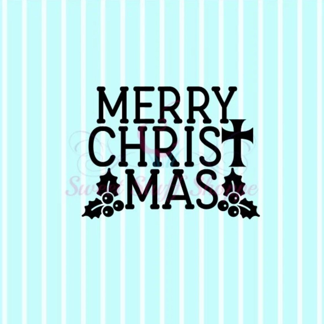MERRY CHRIST MAS - Cookie Silk Screen, Silk Screen Cookie Stencil, Mesh Stencil, Cookie Stencil, Custom Silk Screen