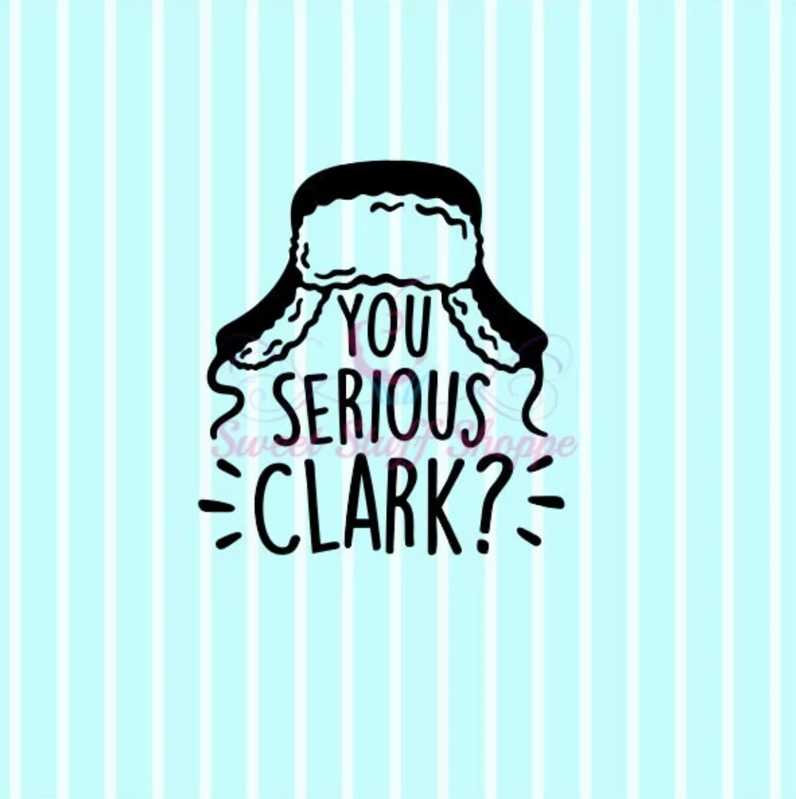 YOU SERIOUS CLARK - Silk Screen, Cookie Silk Screen, Silk Screen Cookie Stencil, Mesh Stencil, Cookie Stencil, Custom Silk Screen