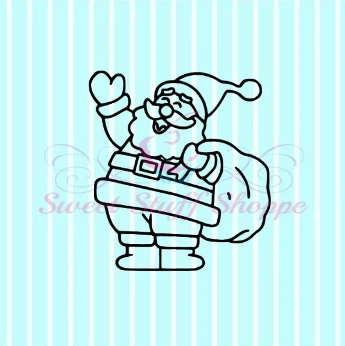SANTA PYO, Cookie Silk Screen, Custom Cookie Silk Screen Silk Screen Cookie Stencil, Mesh Stencil, Cookie Stencil, Custom Silk Screen