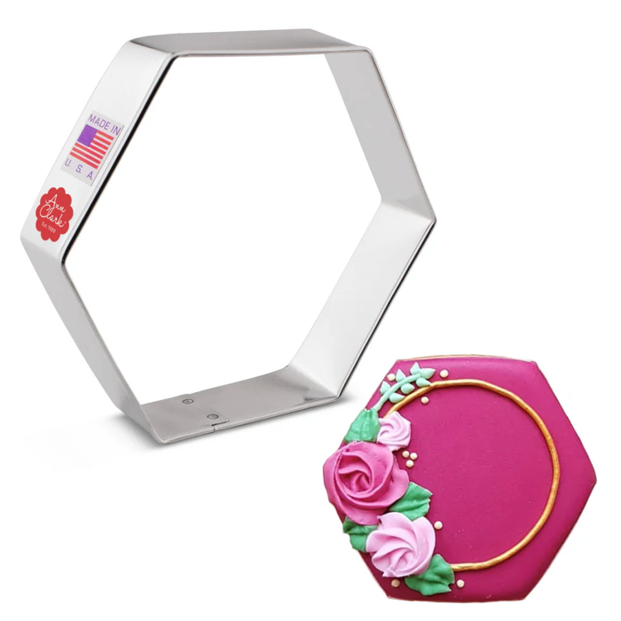 ANN CLARK COOKIE CUTTERS Hexagon Cookie Cutter