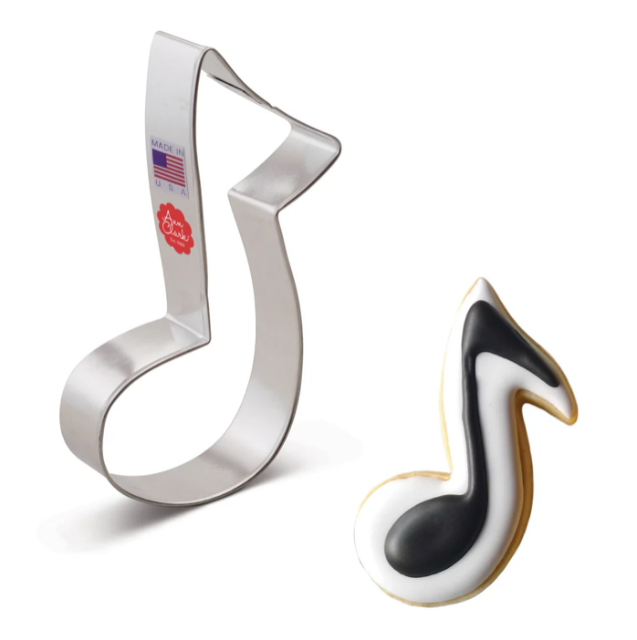 LARGE MUSIC NOTE Cookie Cutter Ann Clark Cookie Cutter, Ann Clark Collection