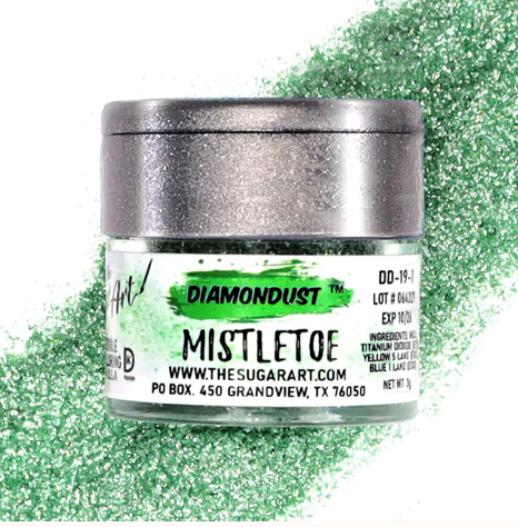 Mistletoe Diamond Dust - The Sugar Art - 3 Grams
