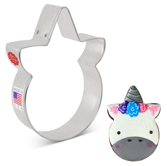 UNICORN FACE Cookie Cutter Ann Clark Cookie Cutter, Ann Clark Collection