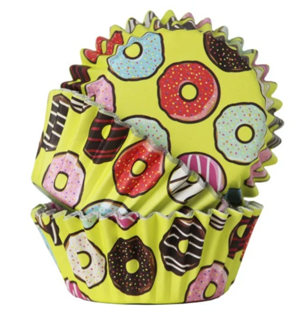 PME DONUTS - Cupcake Liners - Standard - 30 Per Pack - Foil Lined