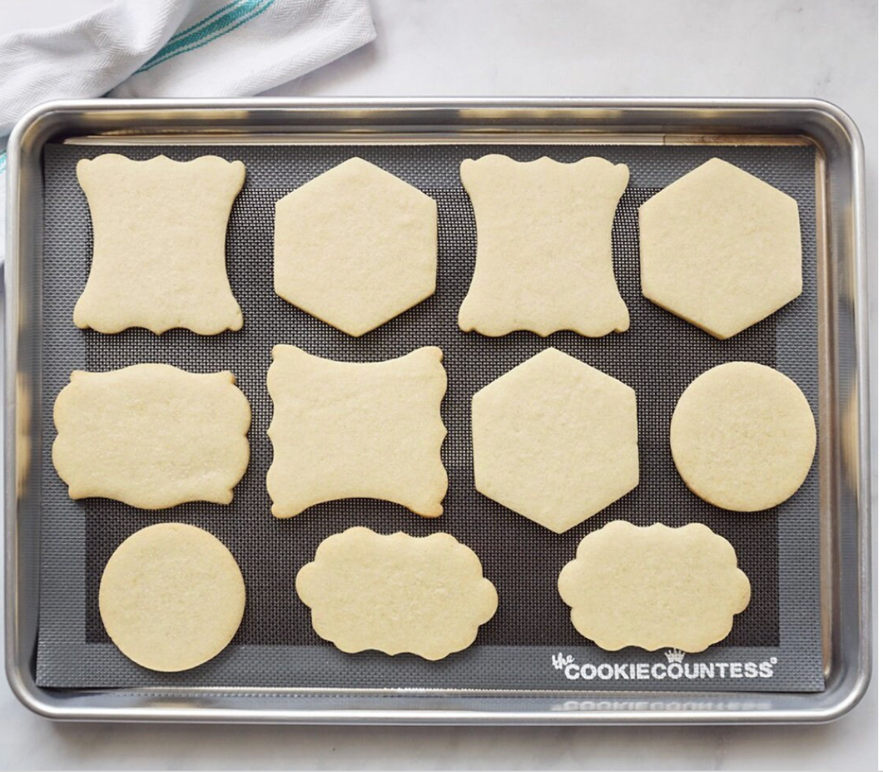 COOKIE COUNTESS Mesh Non-Stick Baking Mat 11.5" x 16.5"