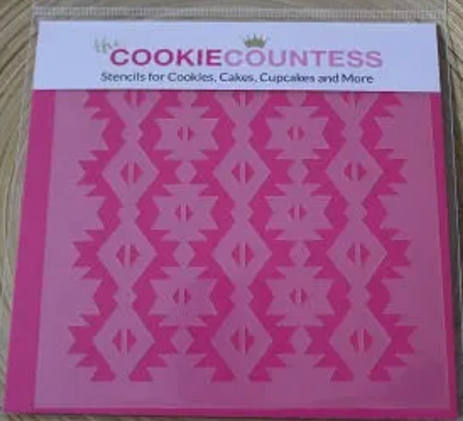 AZTEC DREAM, Cookie Countess, Cookie Stencil/Cupcake Stencil