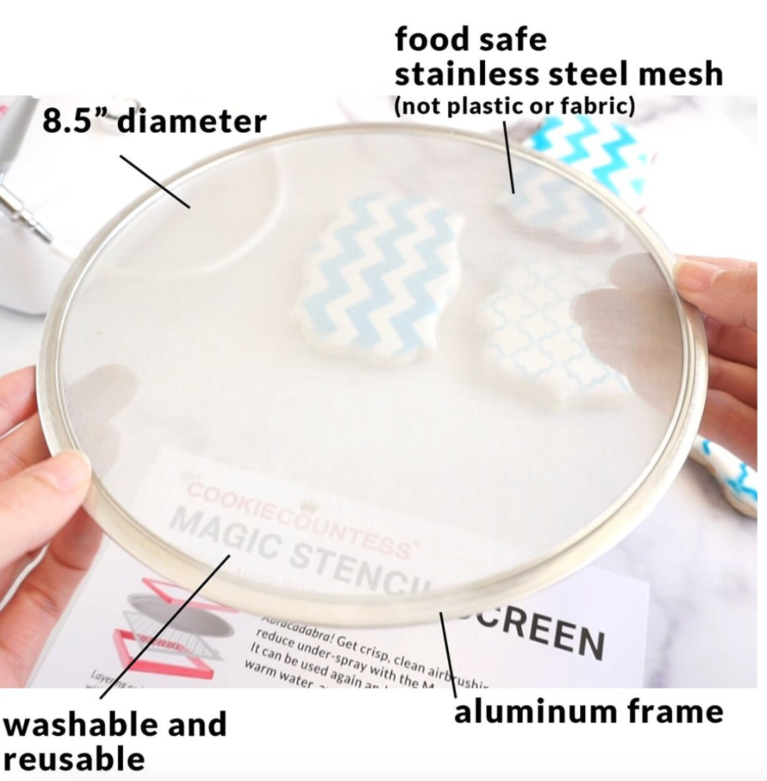 MAGIC STENCIL SCREEN, Cookie Countess, Airbrushing Tool