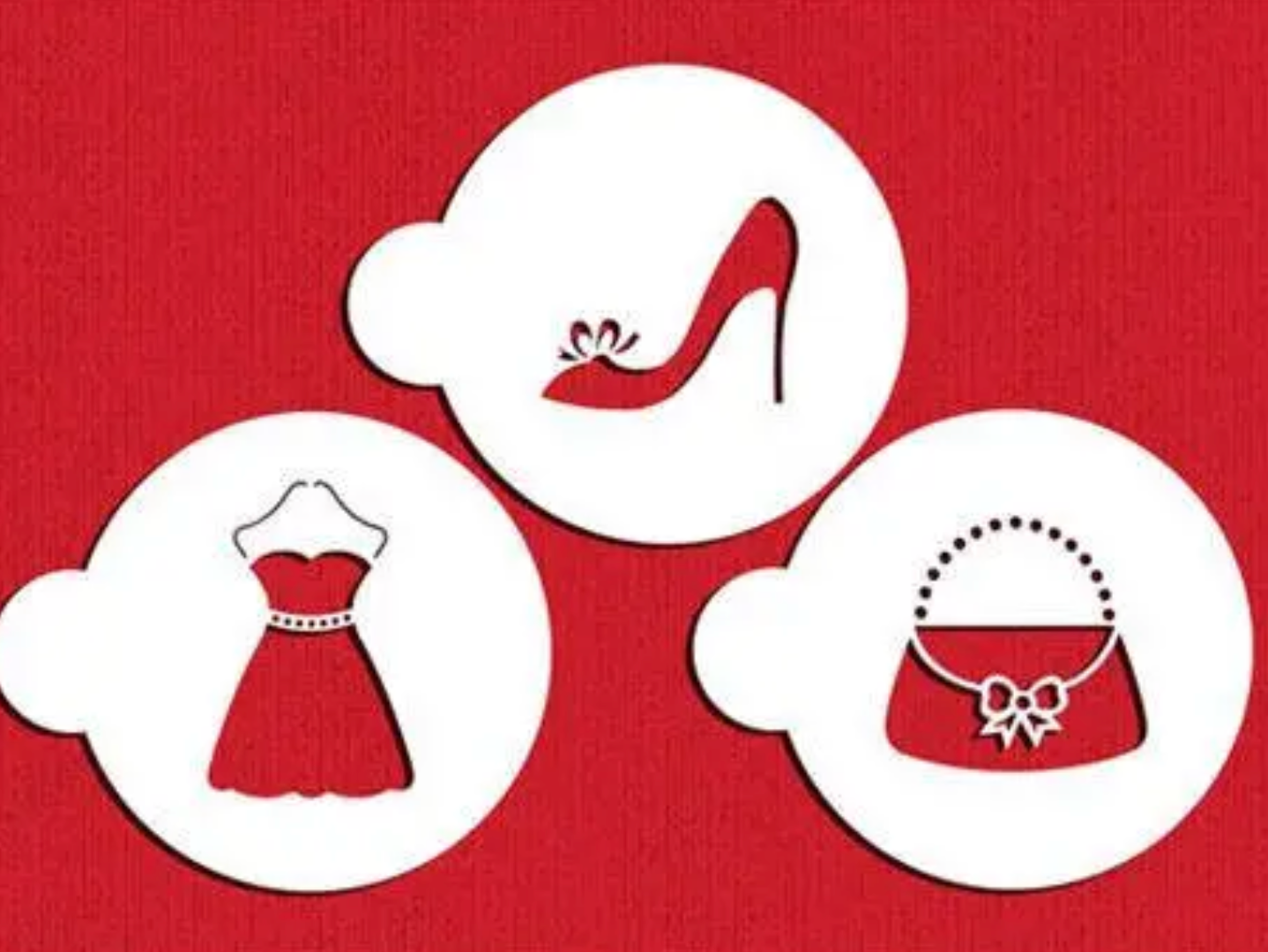 FASHIONISTA Cookie Stencil Set "Designer Stencils"