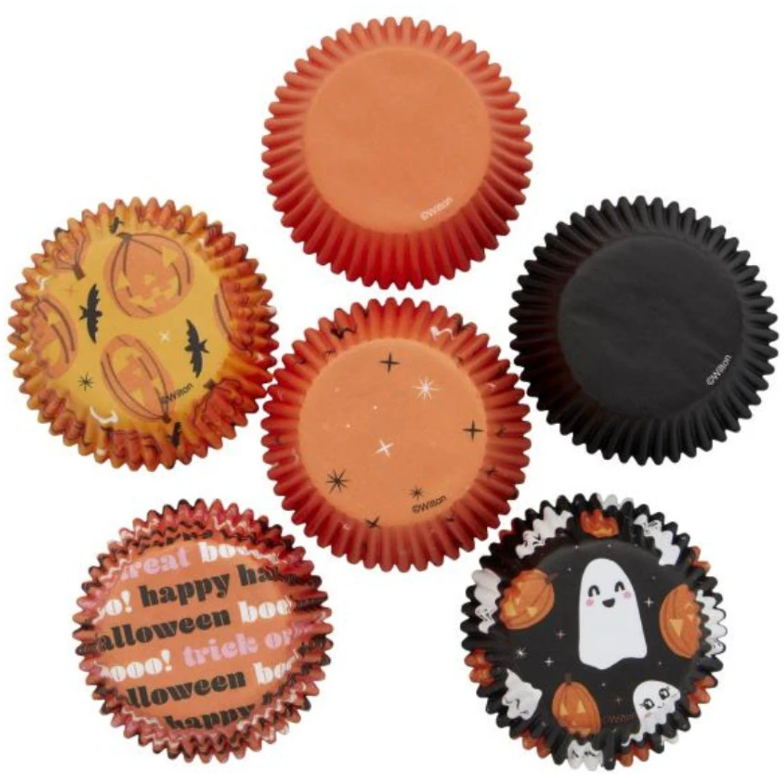 WILTON HALLOWEEN CUPCAKE Liners, Standard Liners, 150 Count