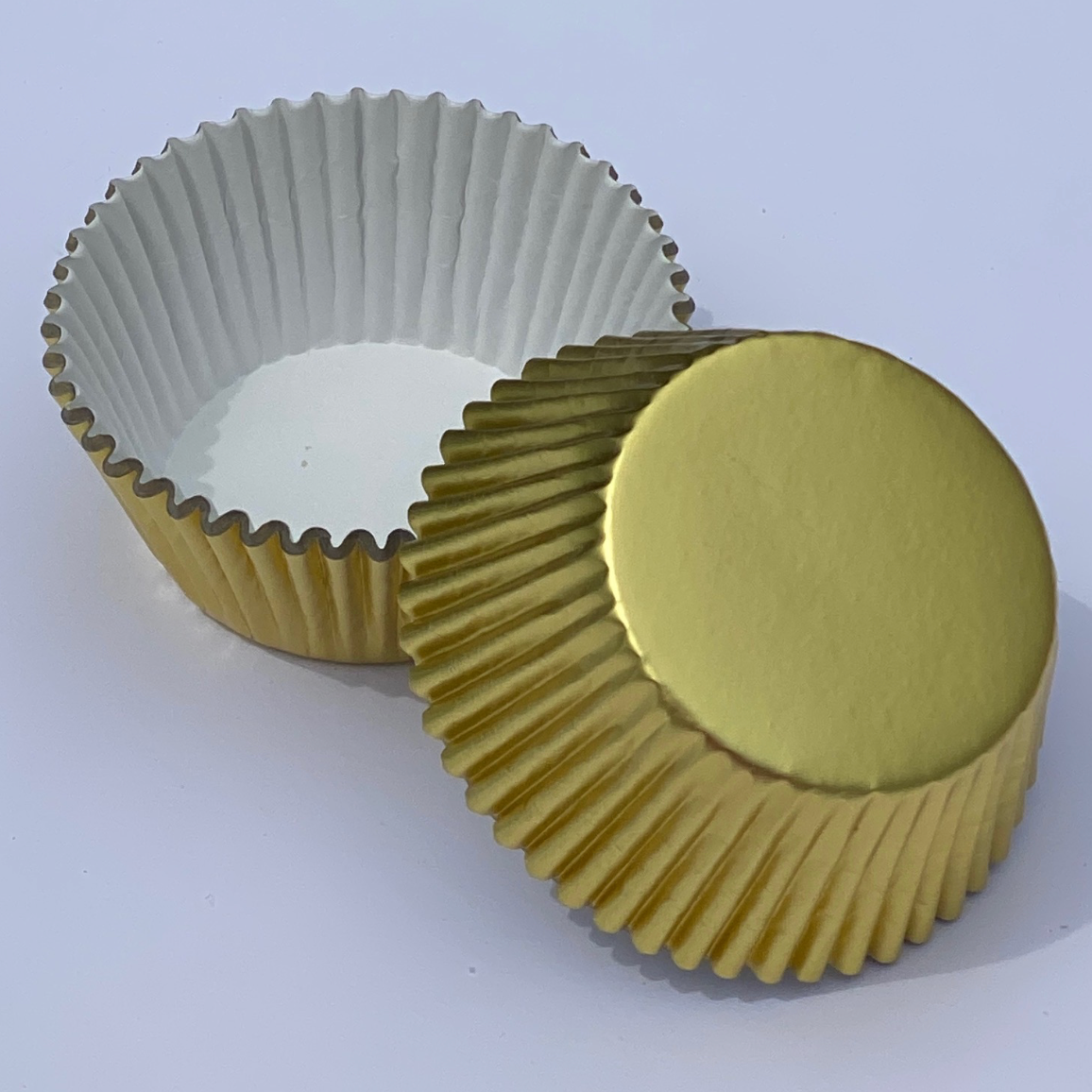 GOLD FOIL Cupcake Liners
