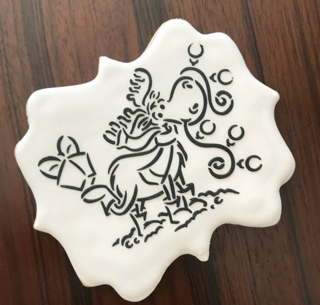 MOOSE W/PRESENTS PYO Cookie Countess, Cookie Stencil/Cupcake Stencil