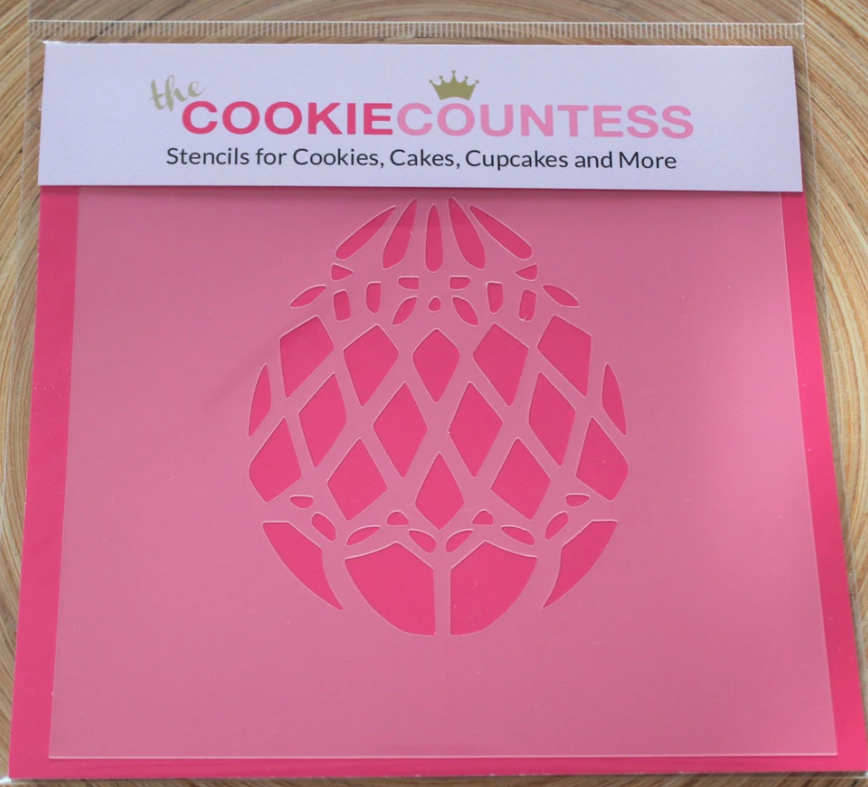EASTER EGG DIAMONDS Cookie Countess, Cookie Stencil/Cupcake Stencil