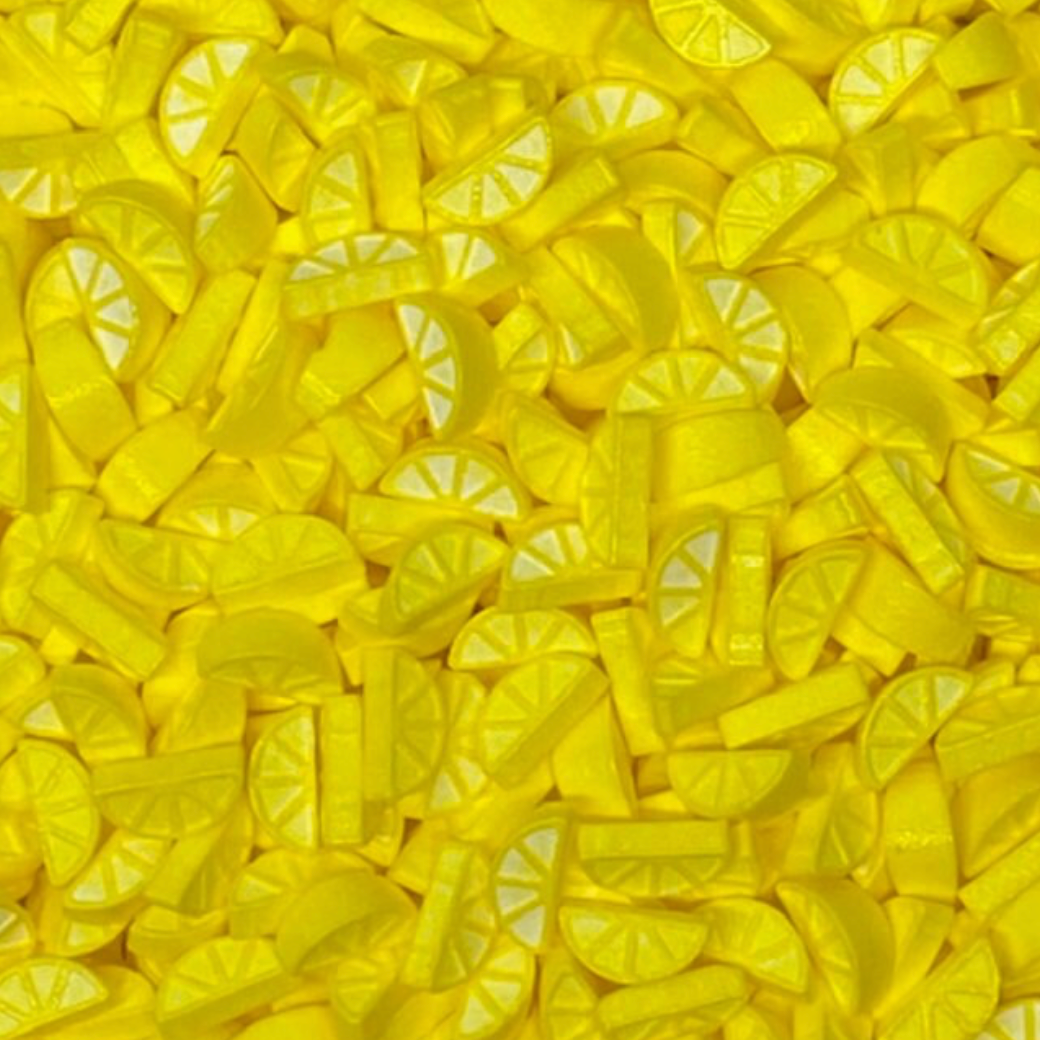 LEMON WEDGE SPRINKLES, Yellow Sprinkles, 4 Ounces or 2 Ounces, Sprinkles
