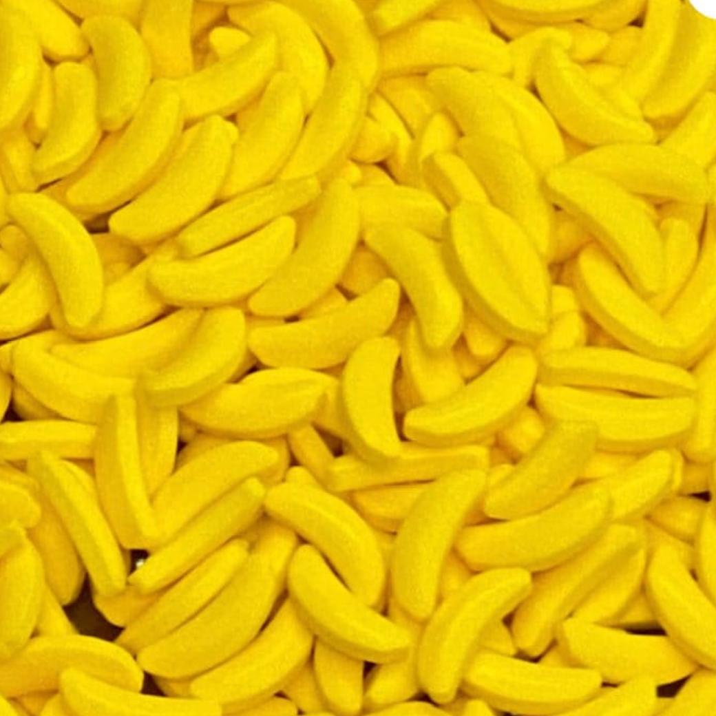 BANANAS SPRINKLES , YELLOW Sprinkles, 4 Ounces and 2 Ounces