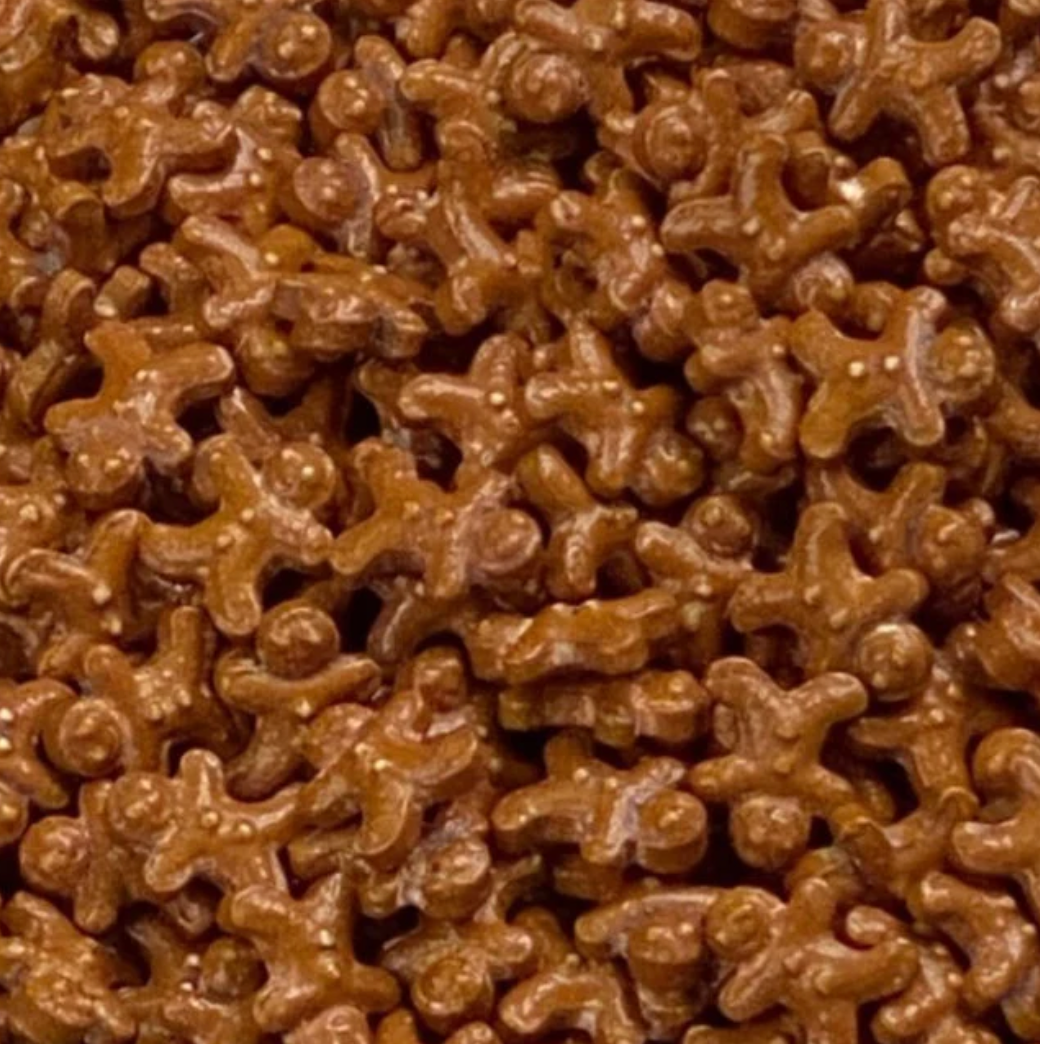 GINGERBREAD MAN SPRINKLES, Sprinkles, 4 Ounces or 2 Ounces