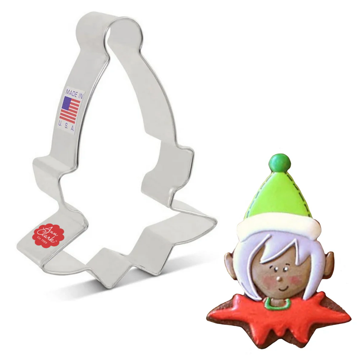 ELF FACE Cookie Cutter Ann Clark Cookie Cutter, Ann Clark Collection