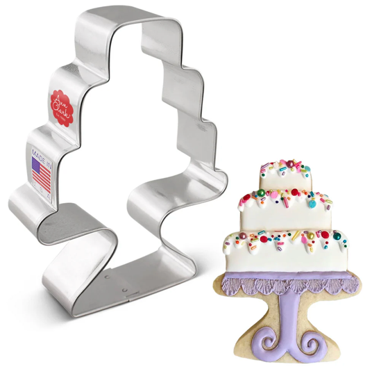 CAKE WITH STAND Cookie Cutter Ann Clark Cookie Cutter, Ann Clark Collection