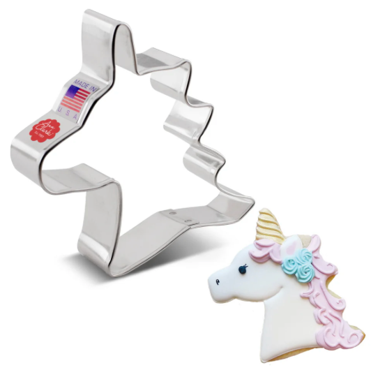 UNICORN HEAD Cookie Cutter Ann Clark Cookie Cutter, Ann Clark Collection