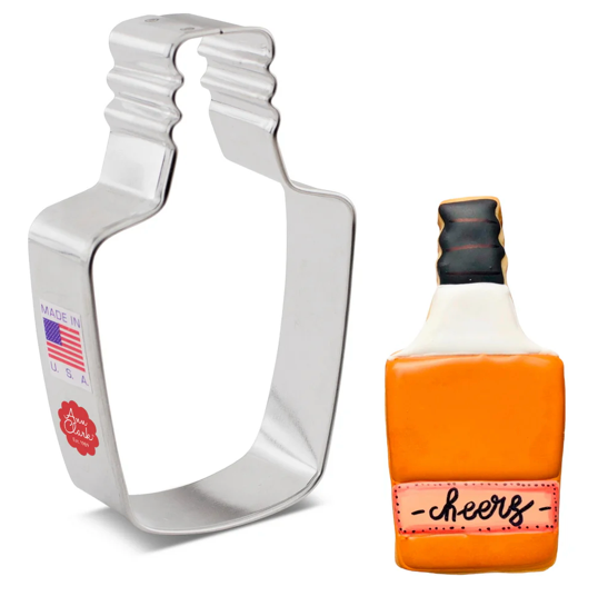 LIQUOR BOTTLE Cookie Cutter Ann Clark Cookie Cutter, Ann Clark Collection