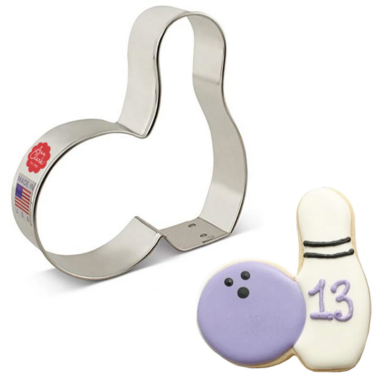 BOWLING PIN Cookie Cutter Ann Clark Cookie Cutter, Ann Clark Collection