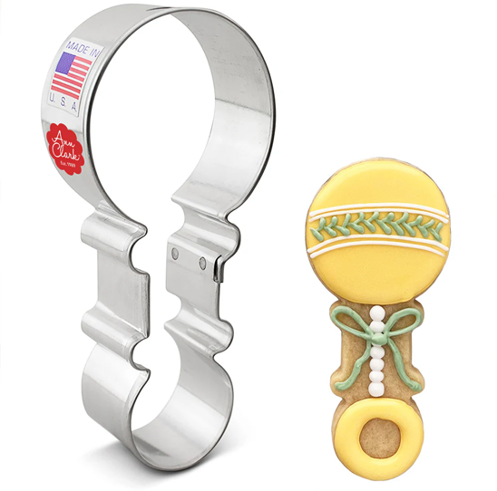 RATTLE Cookie Cutter Ann Clark Cookie Cutter, Ann Clark Collection