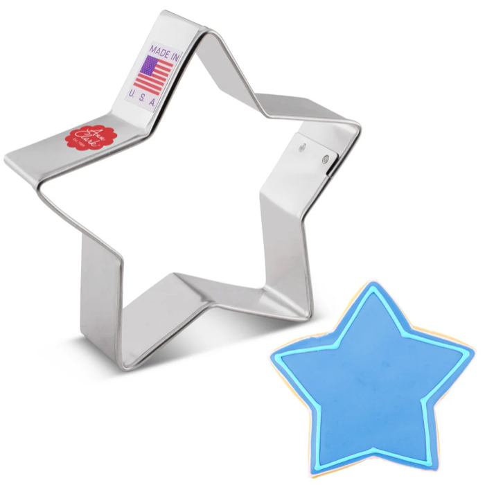 STAR 3 1/2" Cookie Cutter Ann Clark Cookie Cutter, Ann Clark Collection