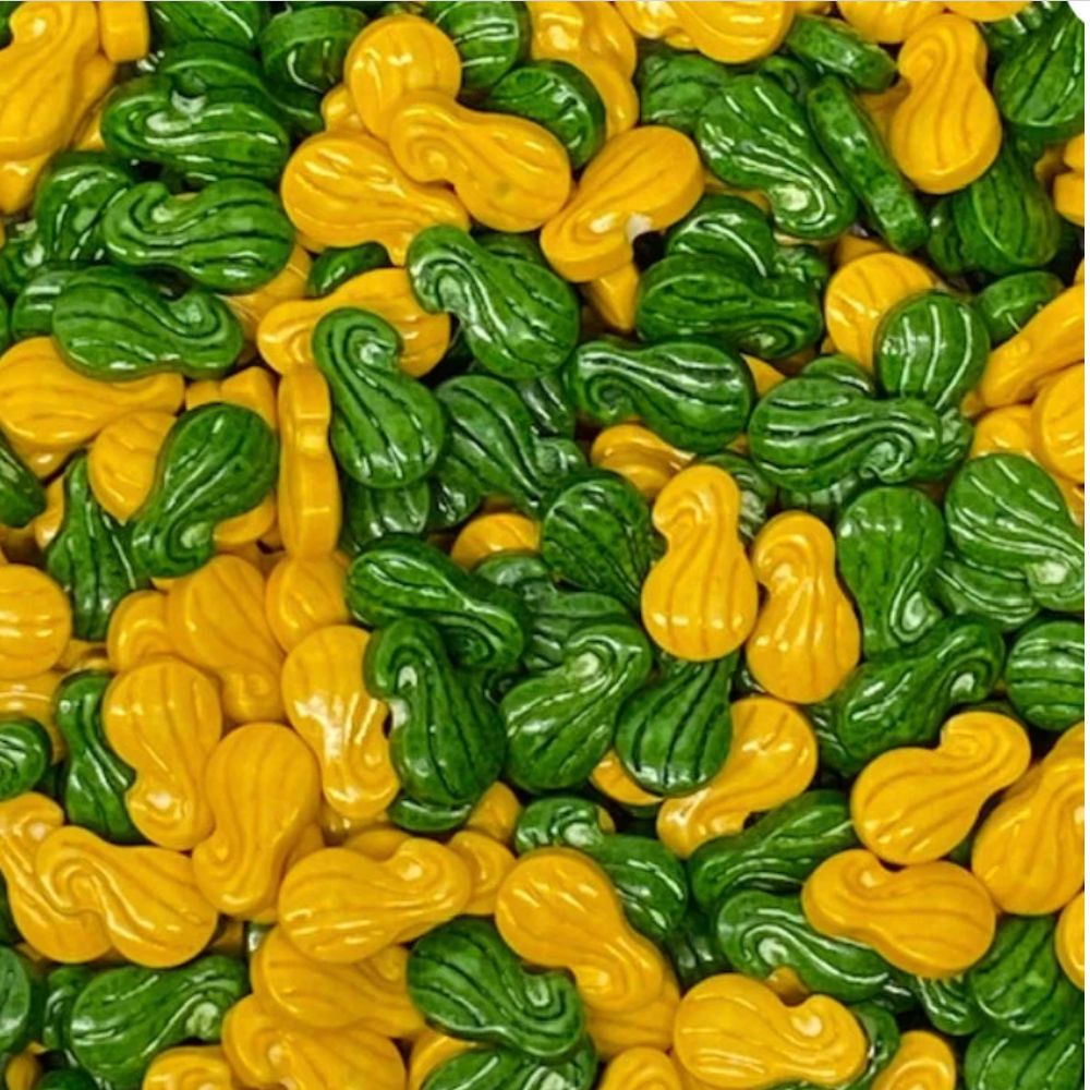 GOURD Sprinkles, Yellow & Green Sprinkles, Sprinkles, 2 Ounce or 4 Ounce
