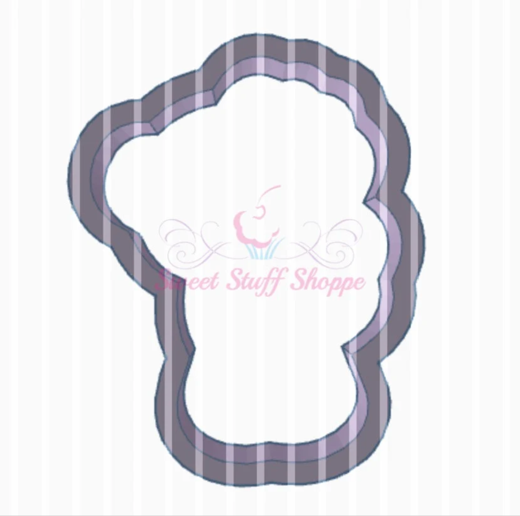 VALENTINE BEAR PYO, Matching Cutter Available, Silk Screen, Cookie Silk Screen, Cookie Stencil, Mesh Stencil, Custom Silk Screen