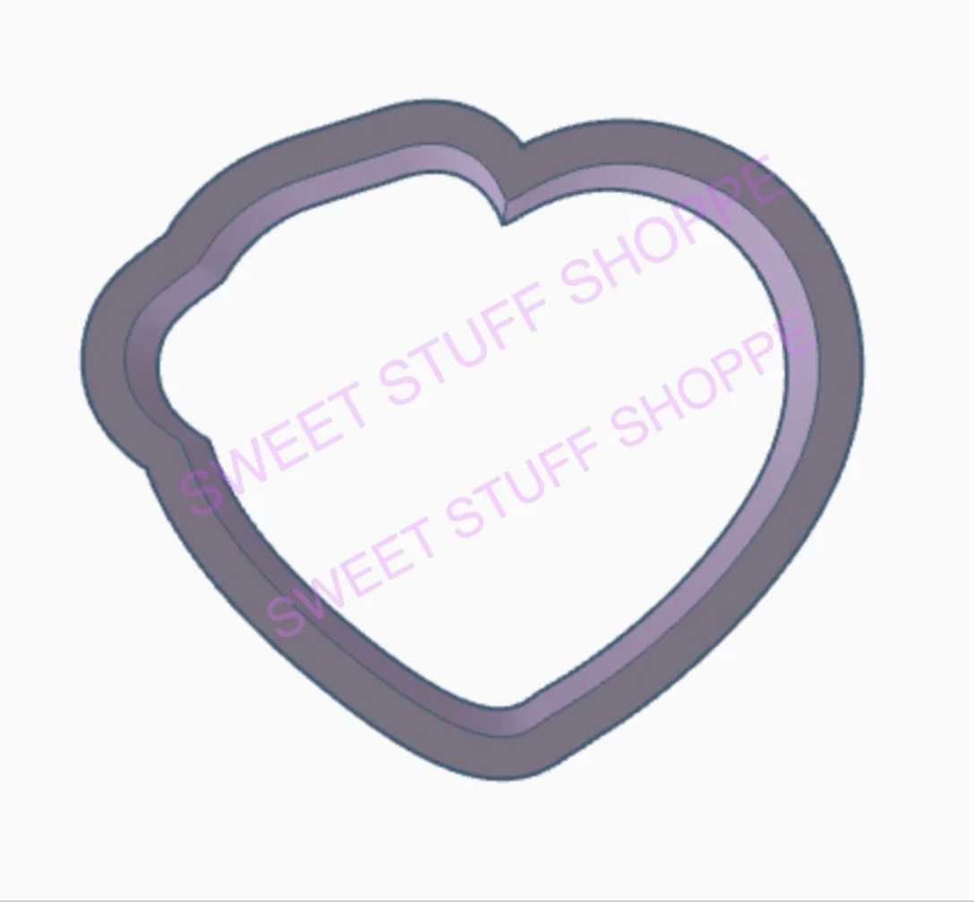 VALENTINE HEART PYO, Silk Screen, Cutter Available, Cookie Silk Screen, Cookie Stencil, Mesh Stencil, Custom Silk Screen