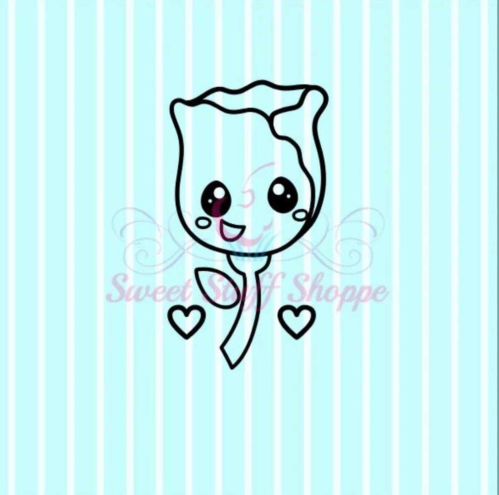 VALENTINE ROSE PYO, Silk Screen, Cookie Silk Screen, Silk Screen Cookie Stencil, Mesh Stencil, Cookie Stencil,