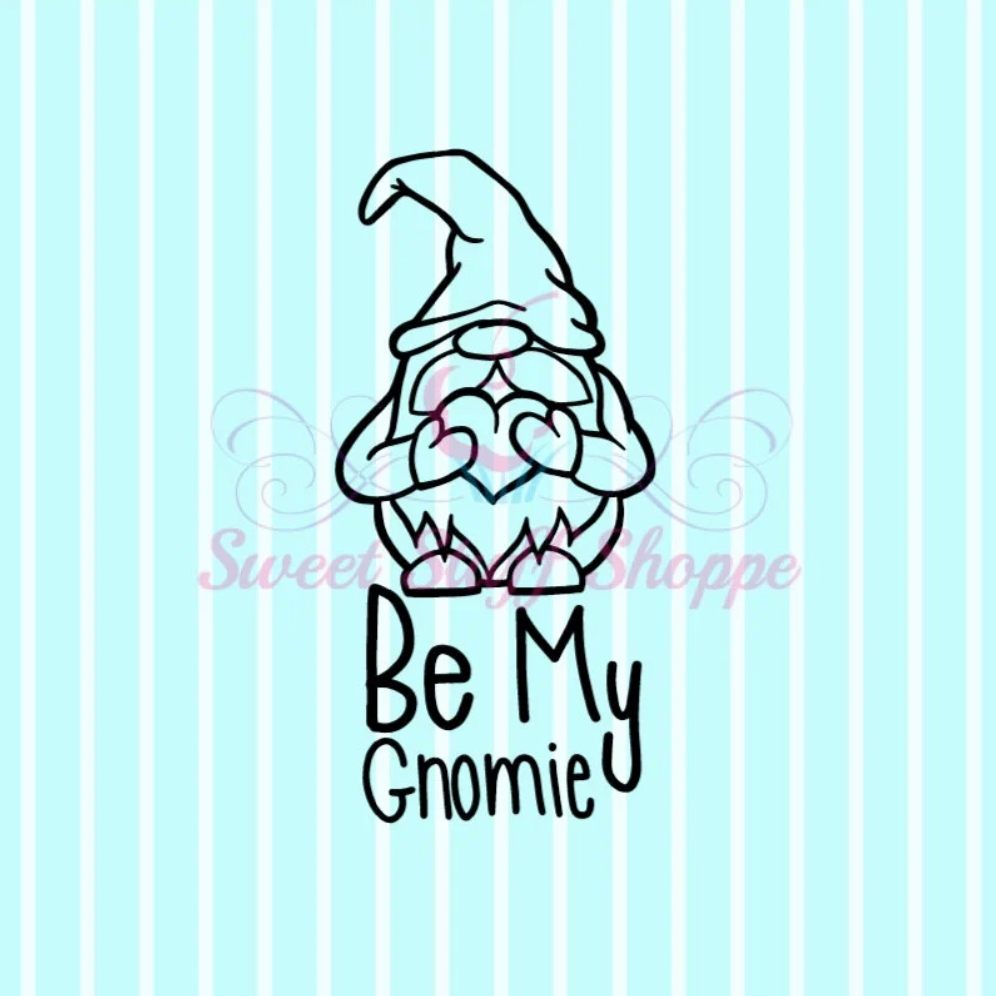 BE My GNOME PYO, Silk Screen, Cookie Silk Screen, Custom Silk Screen, Cookie Stencil, Mesh Stencil, Cookie Stencil
