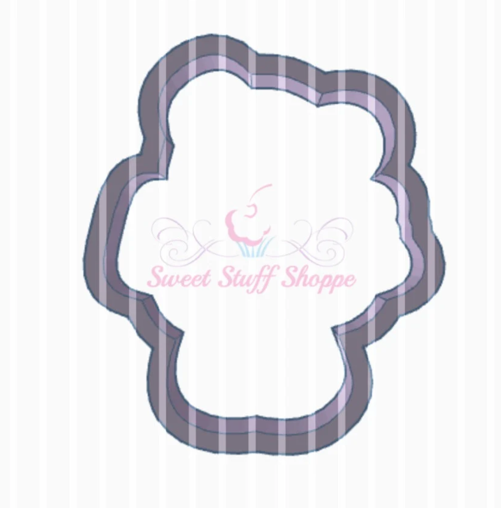 VALENTINE LOVE BEAR PYO, Matching Cutter Available, Silk Screen, Cookie Silk Screen, Silk Screen Cookie Stencil, Mesh, Cookie Stencil