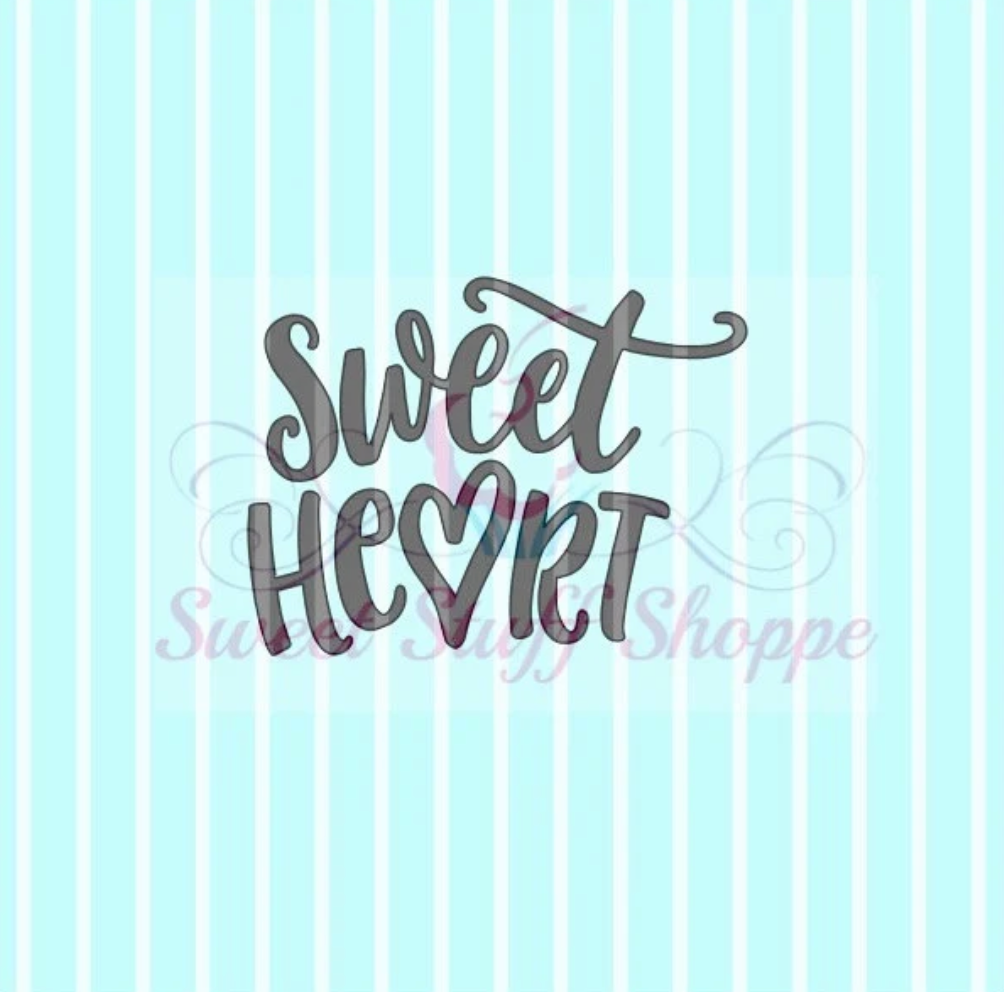 SWEET HEART Silk Screen, Cookie Silk Screen, Silk Screen Cookie Stencil, Mesh Stencil, Cookie Stencil, Custom Silk Screen