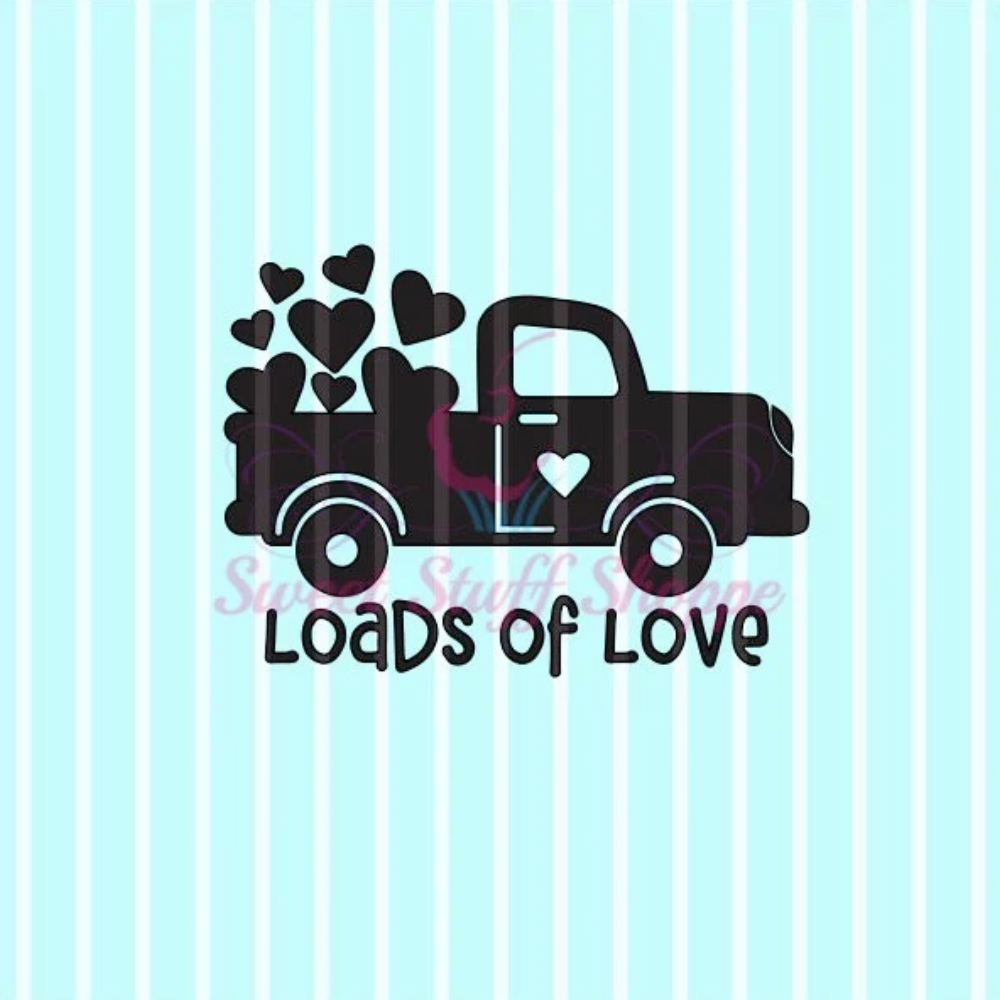 LOADS OF LOVE, Silk Screen, Cookie Silk Screen, Silk Screen Cookie Stencil, Mesh Stencil, Cookie Stencil, Custom Silk Screen