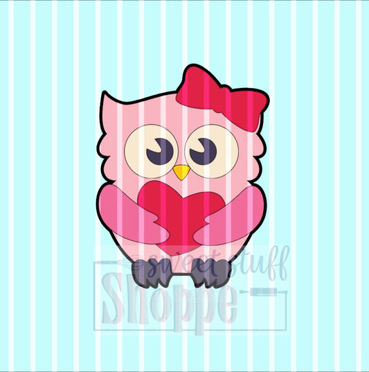 Cute Valentine Owl STL File