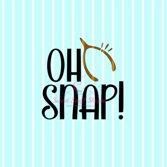 OH SNAP, Silk Screen, Cookie Silk Screen, Silk Screen Cookie Stencil, Mesh Stencil, Cookie Stencil, Silk Screen