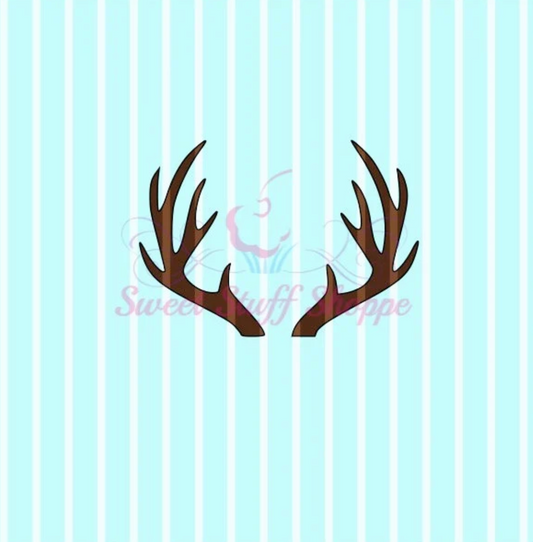ANTLERS, Cookie Silk Screen, Silk Screen Cookie Stencil, Mesh Stencil, Cookie Stencil, Custom Silk Screen