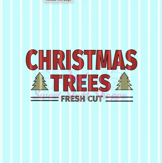 CHRISTMAS TREES- Silk Screen, Cookie Silk Screen, Silk Screen Cookie Stencil,  Cookie Stencil, Custom Silk Screen