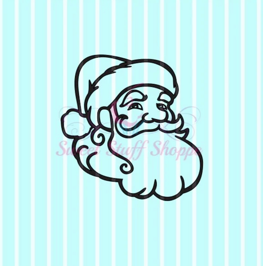 PYO SANTA Face, Cookie Silk Screen, Silk Screen Cookie Stencil, Mesh Stencil, Cookie Stencil, Custom Silk Screen