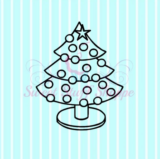 CHRISTMAS TREE  PYO, Cookie Silk Screen, Silk Screen Cookie Stencil, Mesh Stencil, Cookie Stencil, Custom Silk Screen