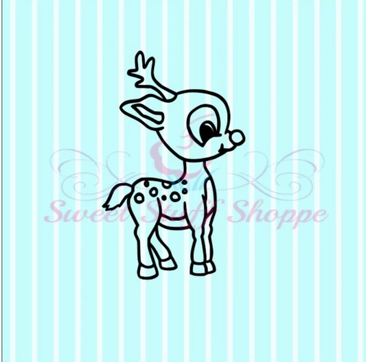 REINDEER PYO,  Silk Screen,  Stuff Shoppe, Silk Screen Cookie Stencil, Mesh Stencil, Cookie Stencil, Custom Silk Screen